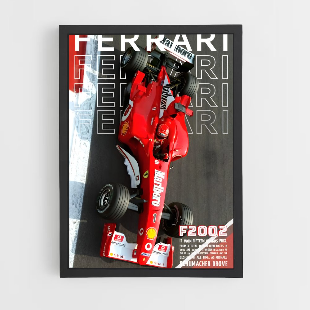 Poster F1 Legend – affiche Voitures de Formule 1 (vue 2)